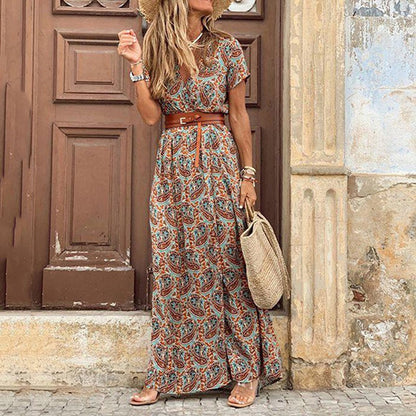 Natalia - Sukienka Boho Maxi - dla Kobiet | Ponadczasowy design, idealny na wiosnę