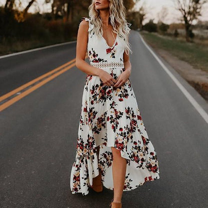 Beth - Sukienka maxi - Boho - Formalny styl wysokiej jakości - Idealna na casualowe dni